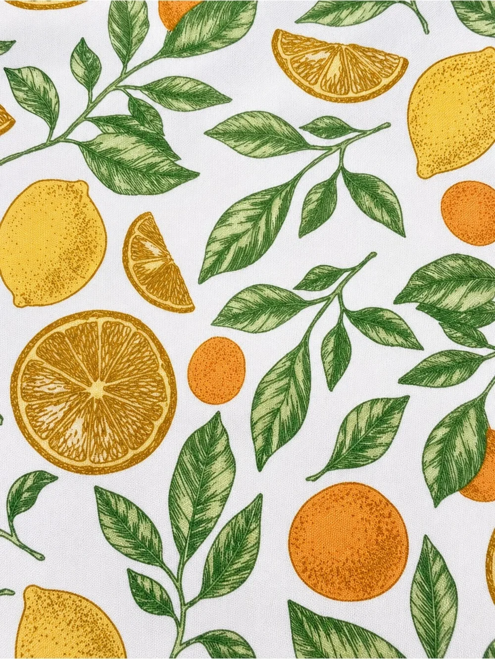 Citrus Table Runner 16x80 Reversible Indoor Outdoor Waterproof Naturella Studio